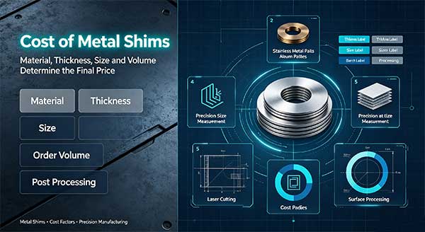 Cost of Metal Shims | Custom Shim Pricing & Cost Factors Guide