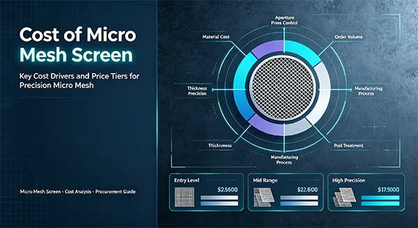Cost of Micro Mesh Screen | Price Factors & Budget Guide