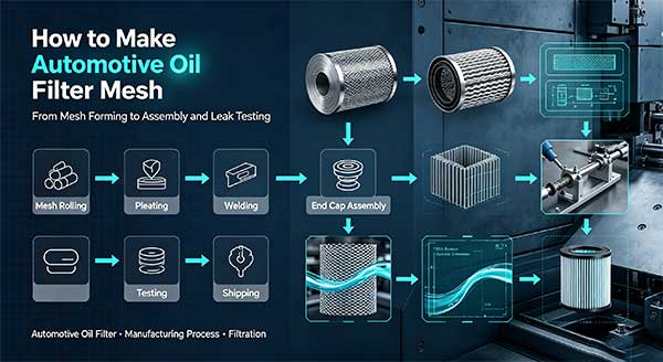 How to Make Automotive Oil Filter Mesh | Manufacturing Guide
