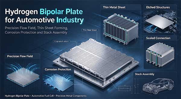 Hydrogen Bipolar Plate for Automotive Industry | Precision Metal Fabrication