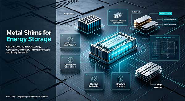 Metal Shims for Energy Storage | Precision Battery & Fuel Cell Shims