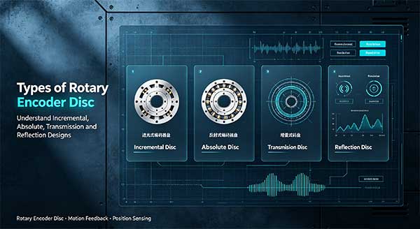 Types of Rotary Encoder Disc | Optical, Magnetic & Resin Encoder Code Disc