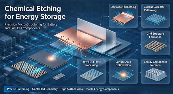 Chemical Etching for Energy Storage | Precision Energy Storage Metal Parts