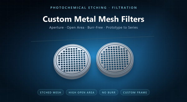 Custom Metal Mesh Filters | Etched Precision Screens