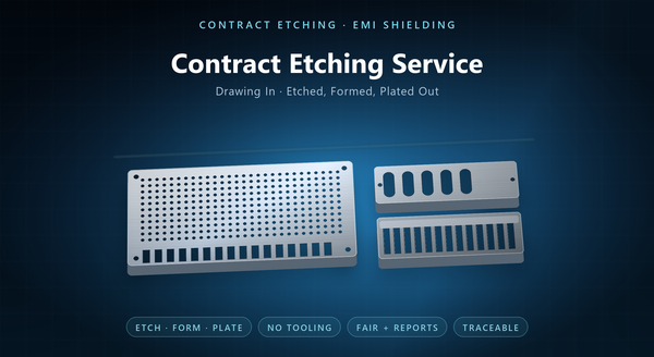EMI Shield Contract Chemical Etching | Job Shop