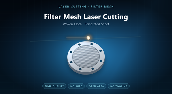Metal Laser Cutting for Grid Mesh