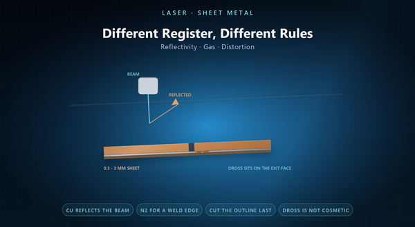 current collector sheet metal laser cutting