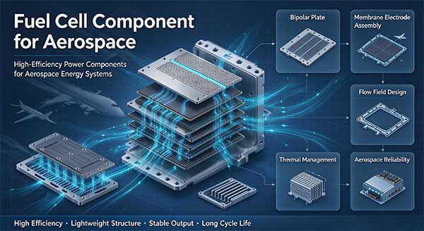 Fuel Cell Component for Aerospace | Precision Metal Parts
