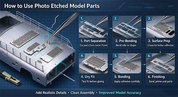 How to Use Photo Etched Model Parts | Assembly Guide