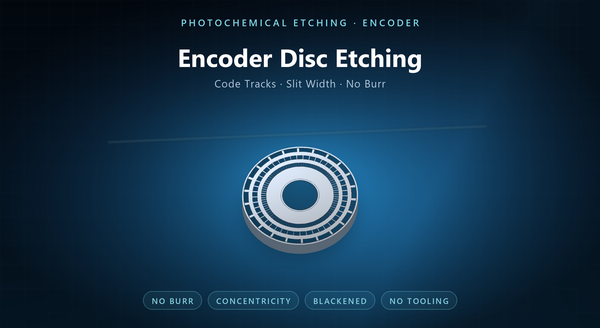 Metal Encoder Disc Photochemical Etching