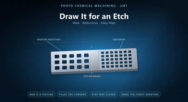 Photo Chemical Machining for SMT Stencil