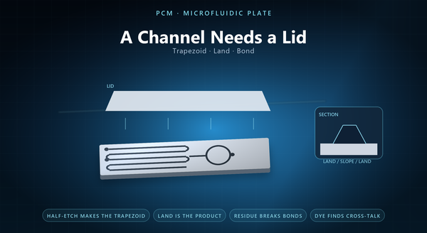 Photochemical Machining for Microfluidic Plate