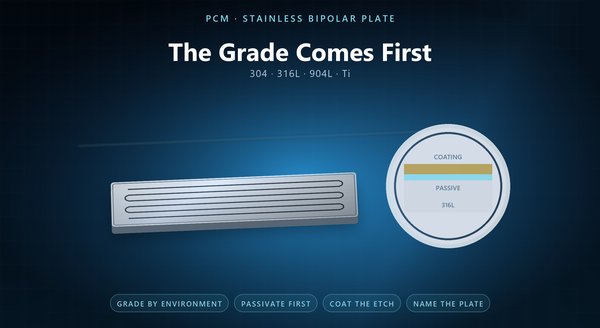Photochemical Machining for Stainless Steel Bipolar Plate